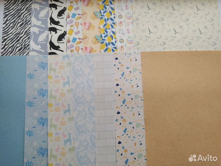 Набор дизайнерской бумаги
