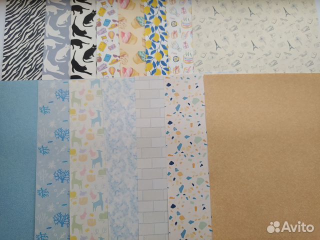 Набор дизайнерской бумаги