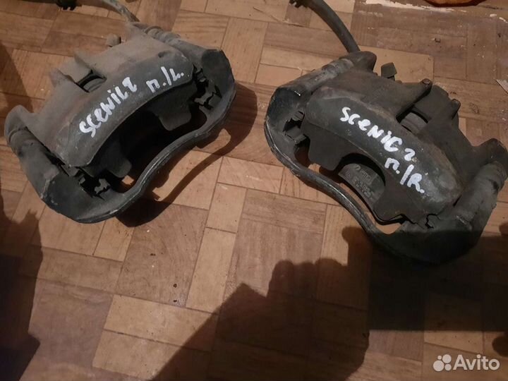 Тормозной суппорт Рено Сценик 2 Renault Scenic