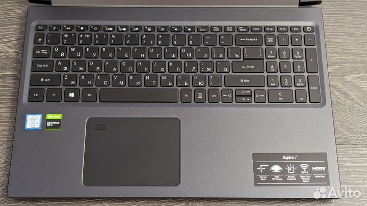 Игровой ноутбук Acer aspire 7 A715-75G