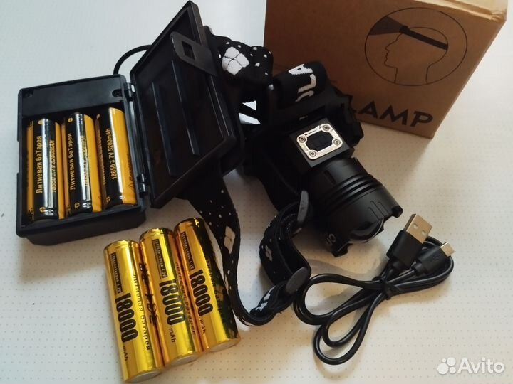Налобный фонарь ультра мощный