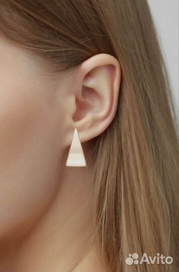 Золотые серьги 585 проба