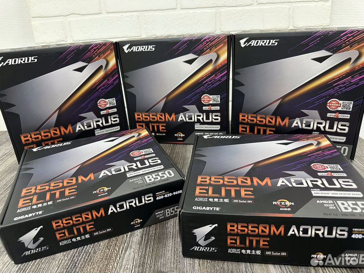 Материнская Плата B550M Aorus Elite