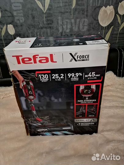 Вертикальный пылесос Tefal Flex11.60
