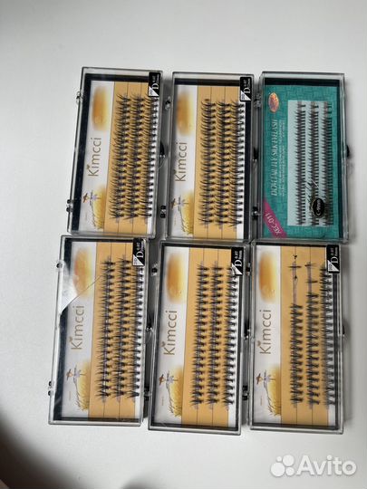 Накладные ресницы пучки