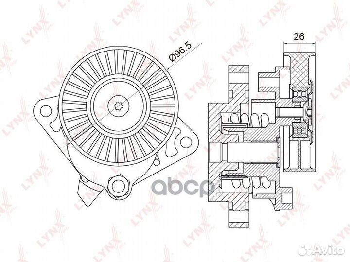 Натяжитель ремня навесного оборудования mercede
