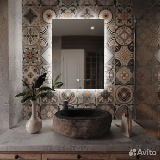 Зеркало Mixline Алон квадрат