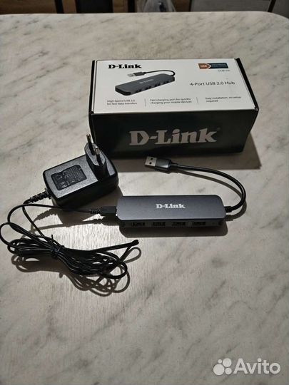 Хаб (разветвитель) D-Link DUB-H4