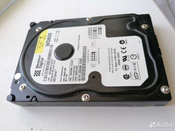 Жесткий диск 80 gb