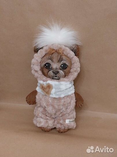 Собачка Йорк,ручная работа