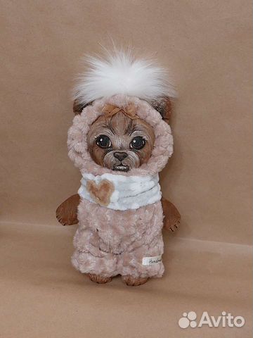 Собачка Йорк,ручная работа