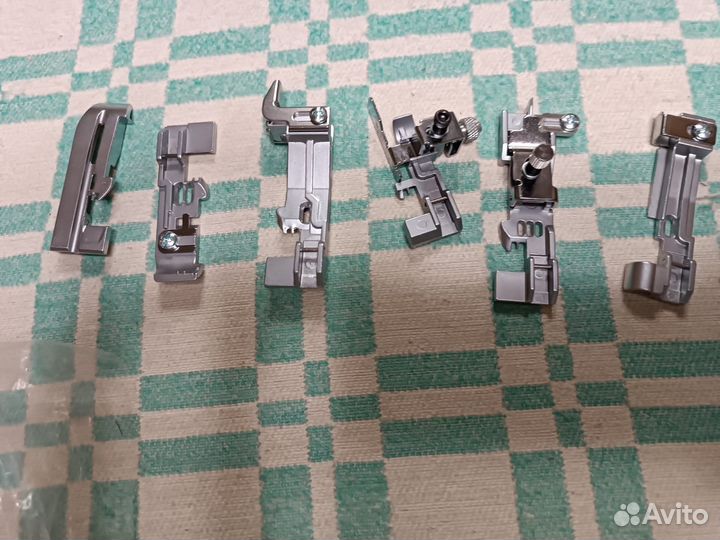 Коверлок/оверлок лапки металл. -6 шт