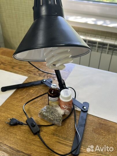 Лампа настольная для рептилий