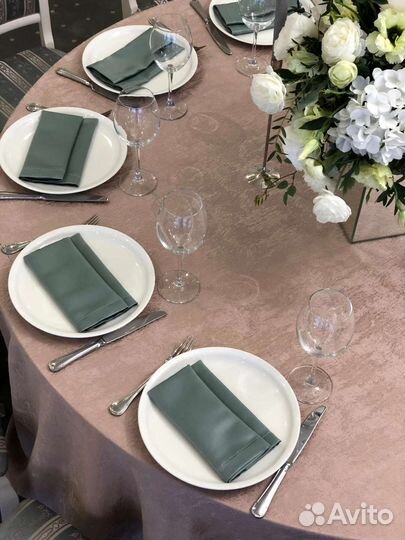 Скатерть круглая новая