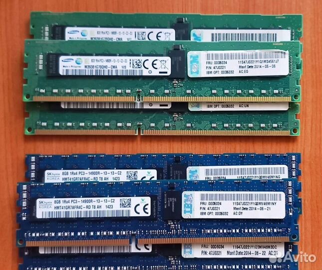 Серверная DDR3 Высокая, 16 Gb, 8 Gb, 4 Gb, ECC REG