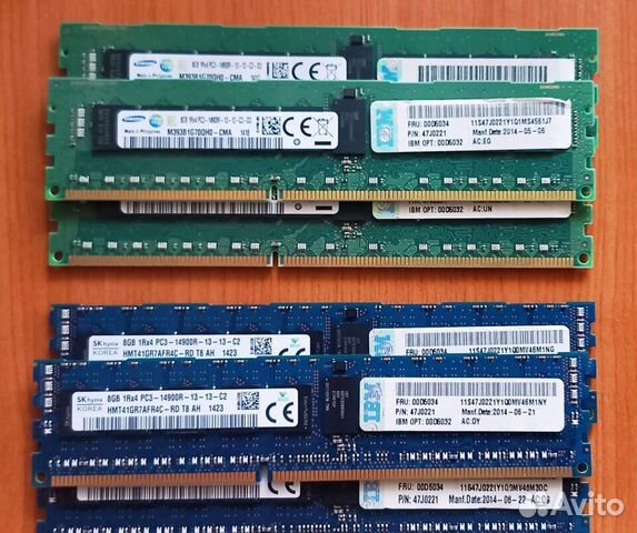 Серверная DDR3 Высокая, 16 Gb, 8 Gb, 4 Gb, ECC REG