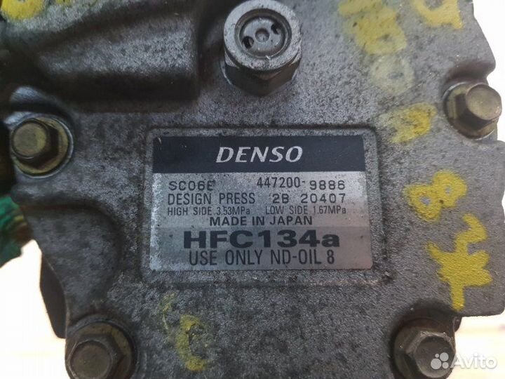 Компрессор кондиционера Toyota Duet M100A ejve