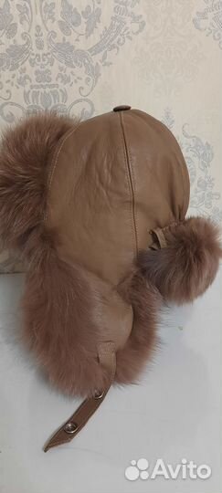 Шапка ушанка женская