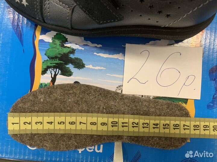 Новые ботинки для девочки Котофей 25,26 р