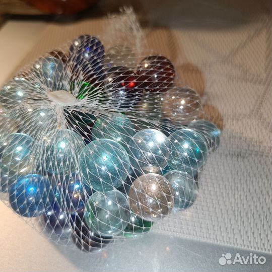 Стеклянные шарики для декора