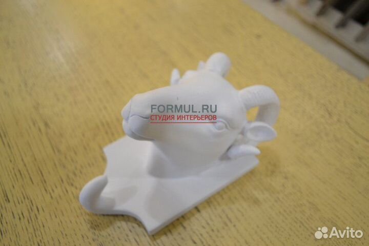 225000 Вешалка Авторская работа Голова барана