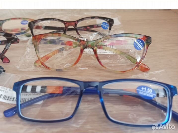 Новые стильные очки с диоптриями +1.50 +2.50 +2.0