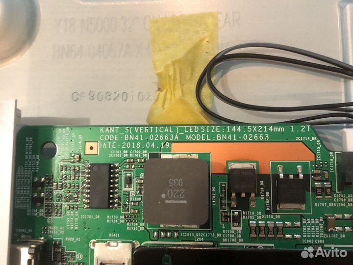 Запчасти для тв Samsung UE32N4510