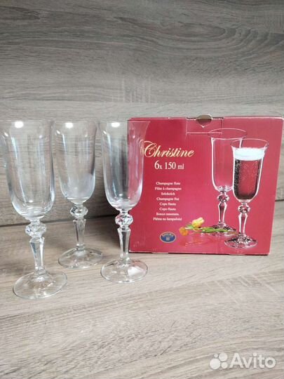 Фужеры 6 штук