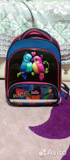 Рюкзак школьный для девочки бу