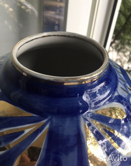 Большая фарфоровая ваза винтаж СССР