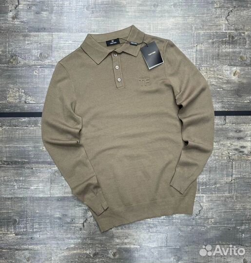 Поло с длинным рукавом Tom Ford