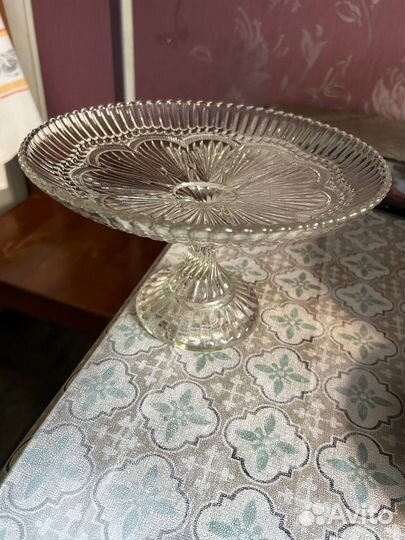 Ваза для фруктов на ножке до СССР