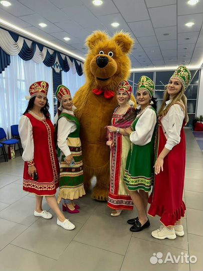 Белый мишка поздравление/Бурый мишка/Аниматоры