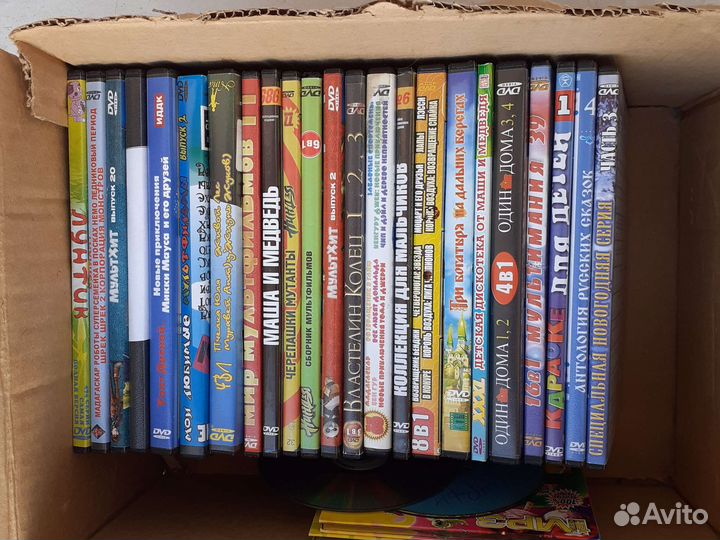 Детские фильмы, мультфильмы на дисках