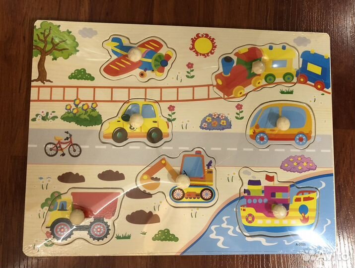 Деревянные рамки вкладыши / Развивающие игры