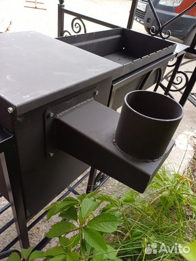 Печь-Мангал под крышей пмк-2