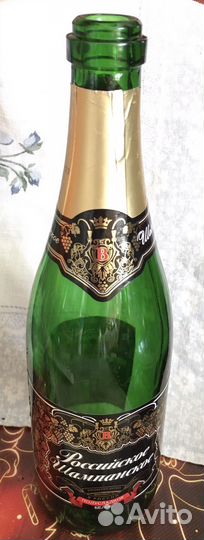 Бутылка из под шампанского 2013 года