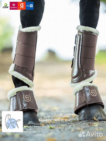 Колокольчики All black от Equestrian Stockholm - Бежевый