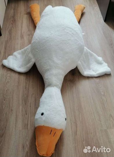 Гусь игрушка мягкая