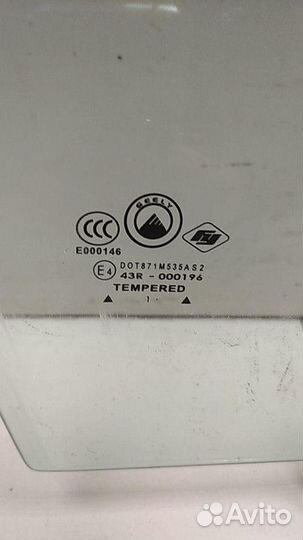 Стекло двери передней правой Geely MK