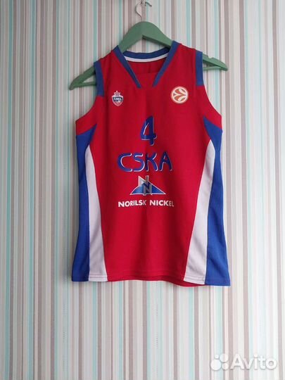 Баскетбольная майка цска