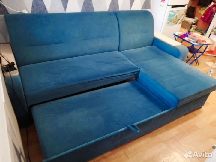 Большой угловой диван бу