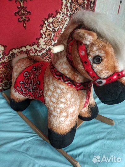 Детская качалка ослик б/у