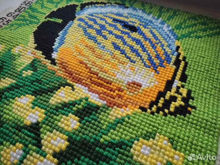 Наволочка для подушки 40х40 (заготовка) «Рыба»