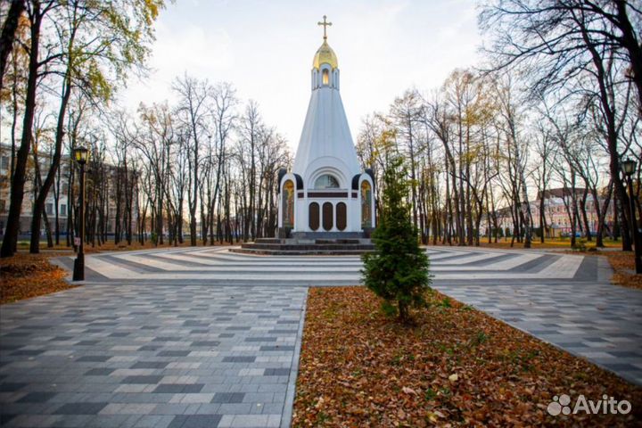 Тротуарная Плитка Старый Город Гранит Серый