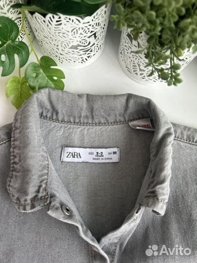 Zara 92/98 плате детское джинса