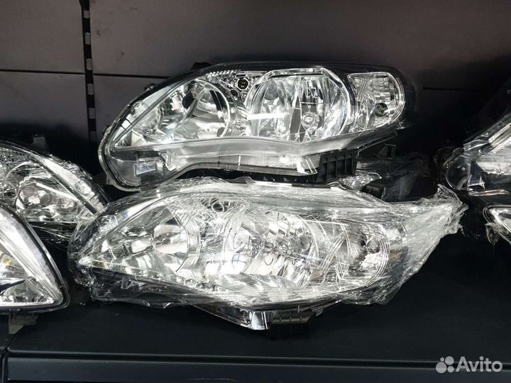 Фары на королла Е150 рестайлинг