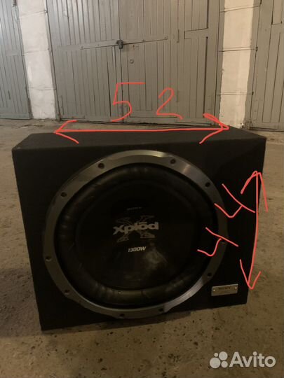 Сабвуфер Sony Xplod