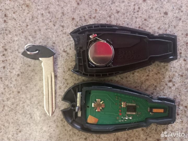 Ключ зажигания (fobik)додж, jeep, chrysler