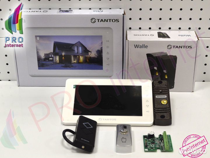 Комплект видеомофона tantos MIA +walle